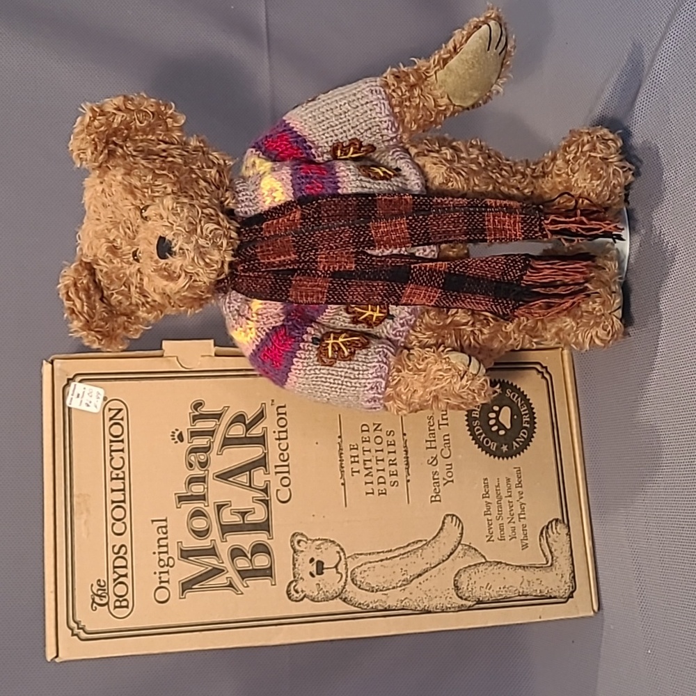 Boyds Collection Limited Edition Mohair Bear Monroe Bearington 590023